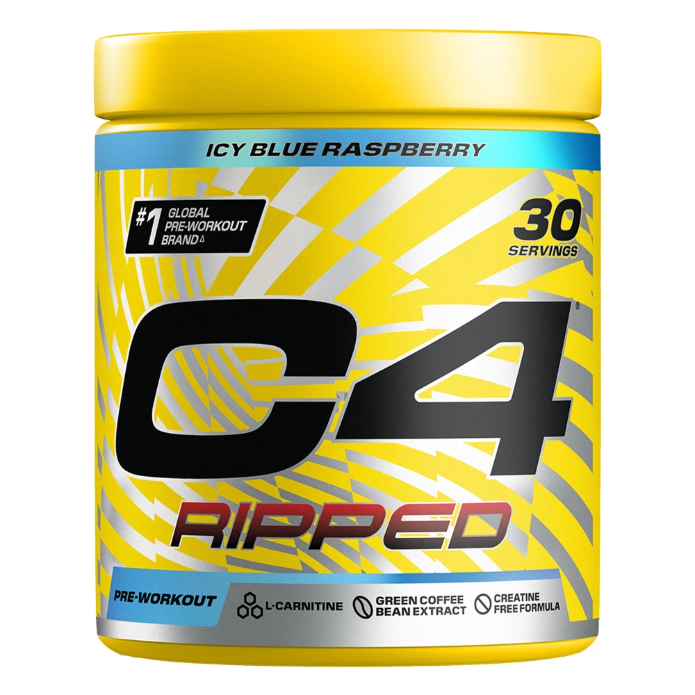 C4 Ripped - 190g, Icy Blue Raspberry