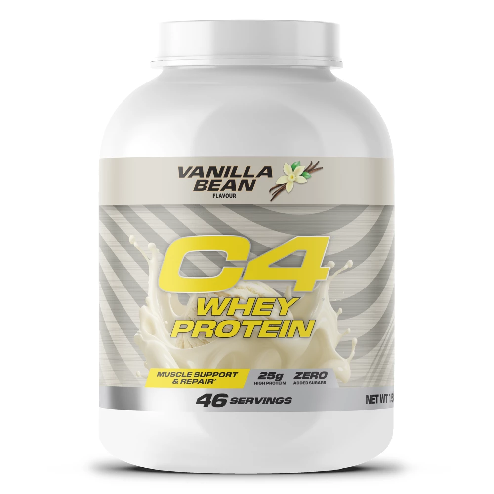 C4 Whey Protein - 1600g, Vanilla Bean