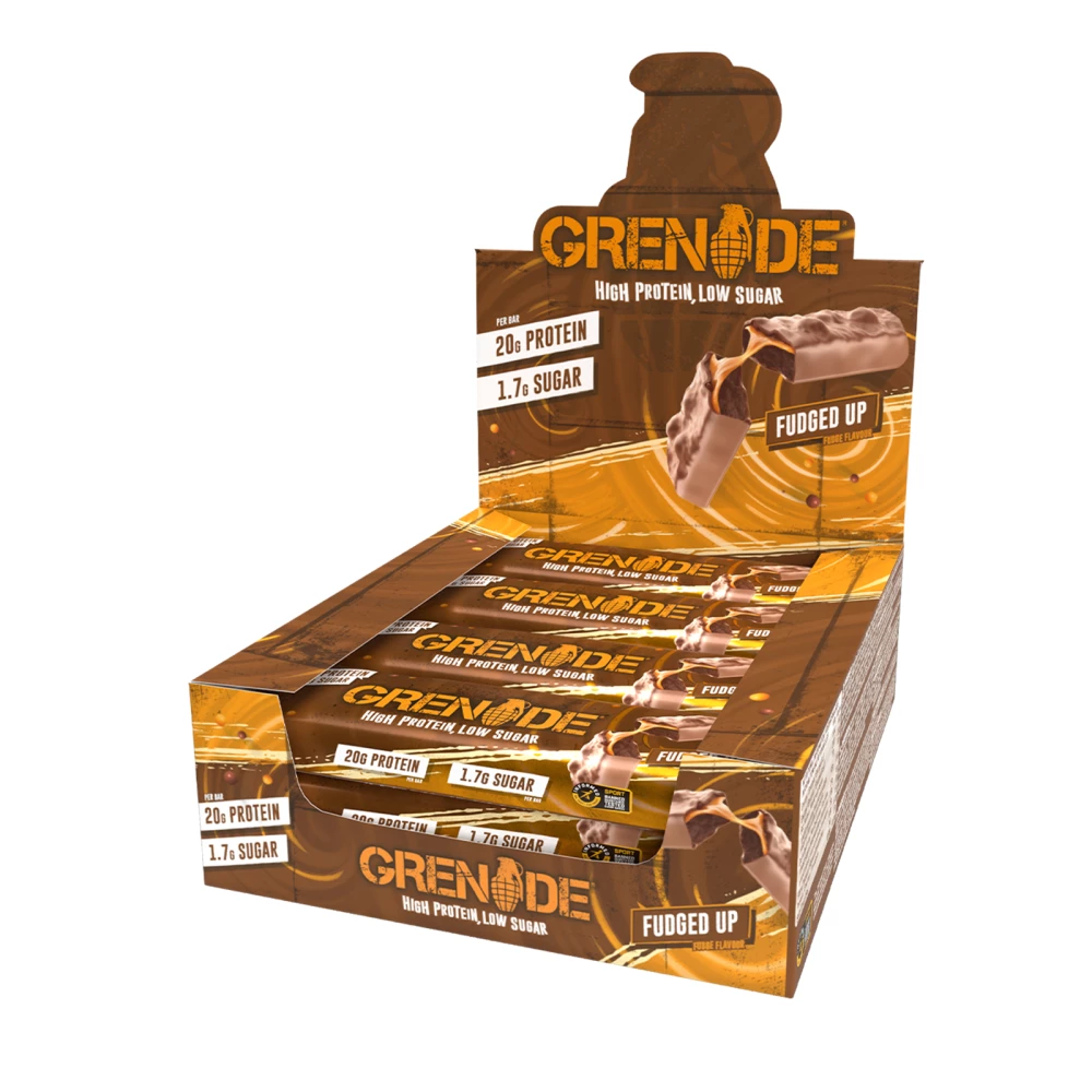 Grenade Protein Bar - Boite de 12, Fudged Up