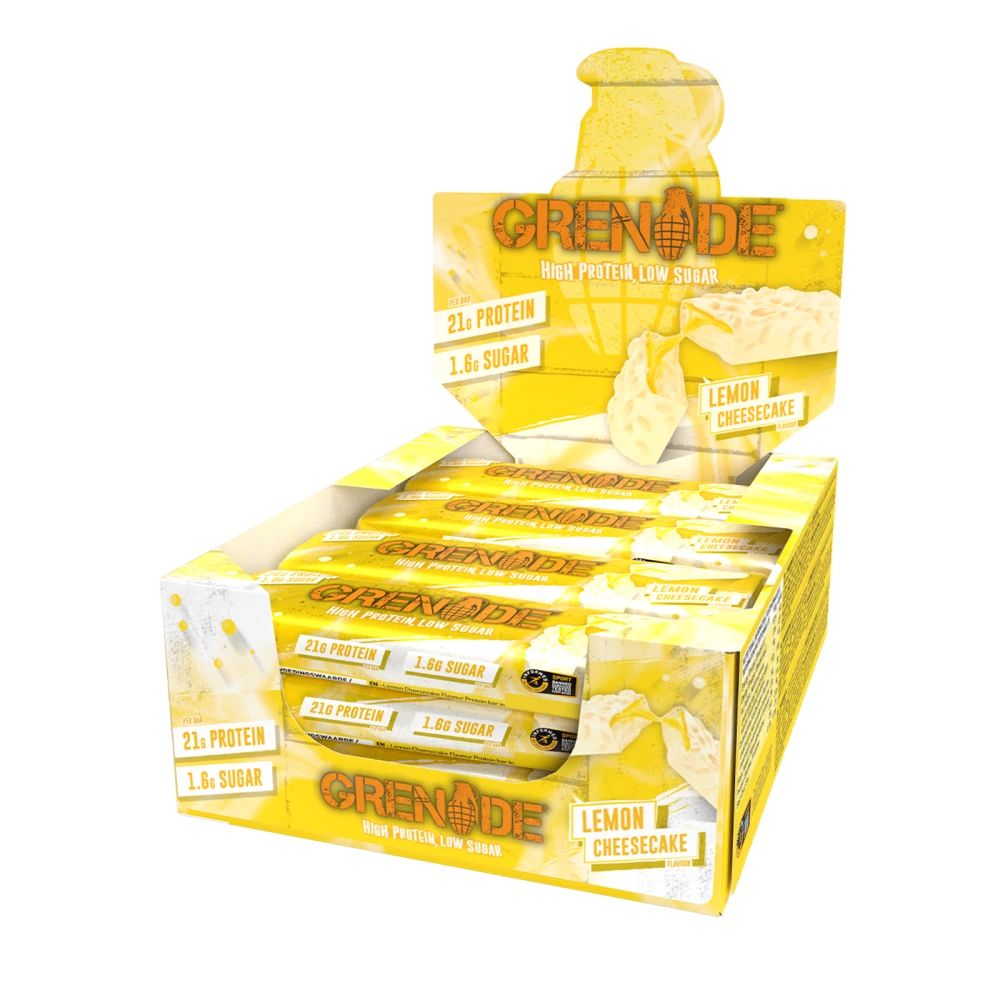 Grenade Protein Bar - Boite de 12, Lemon Cheesecake