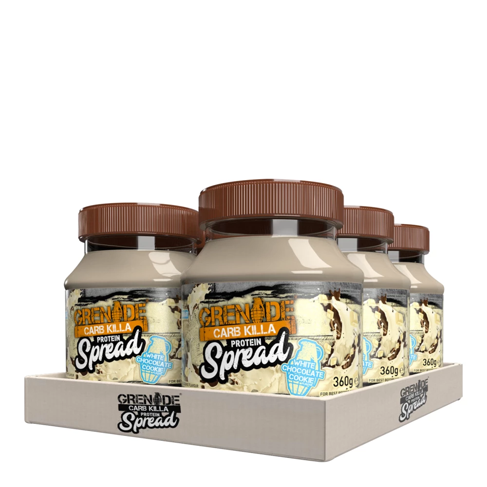 Carb Killa Protein Spread - Boite de 6, White Chocolate Cookie