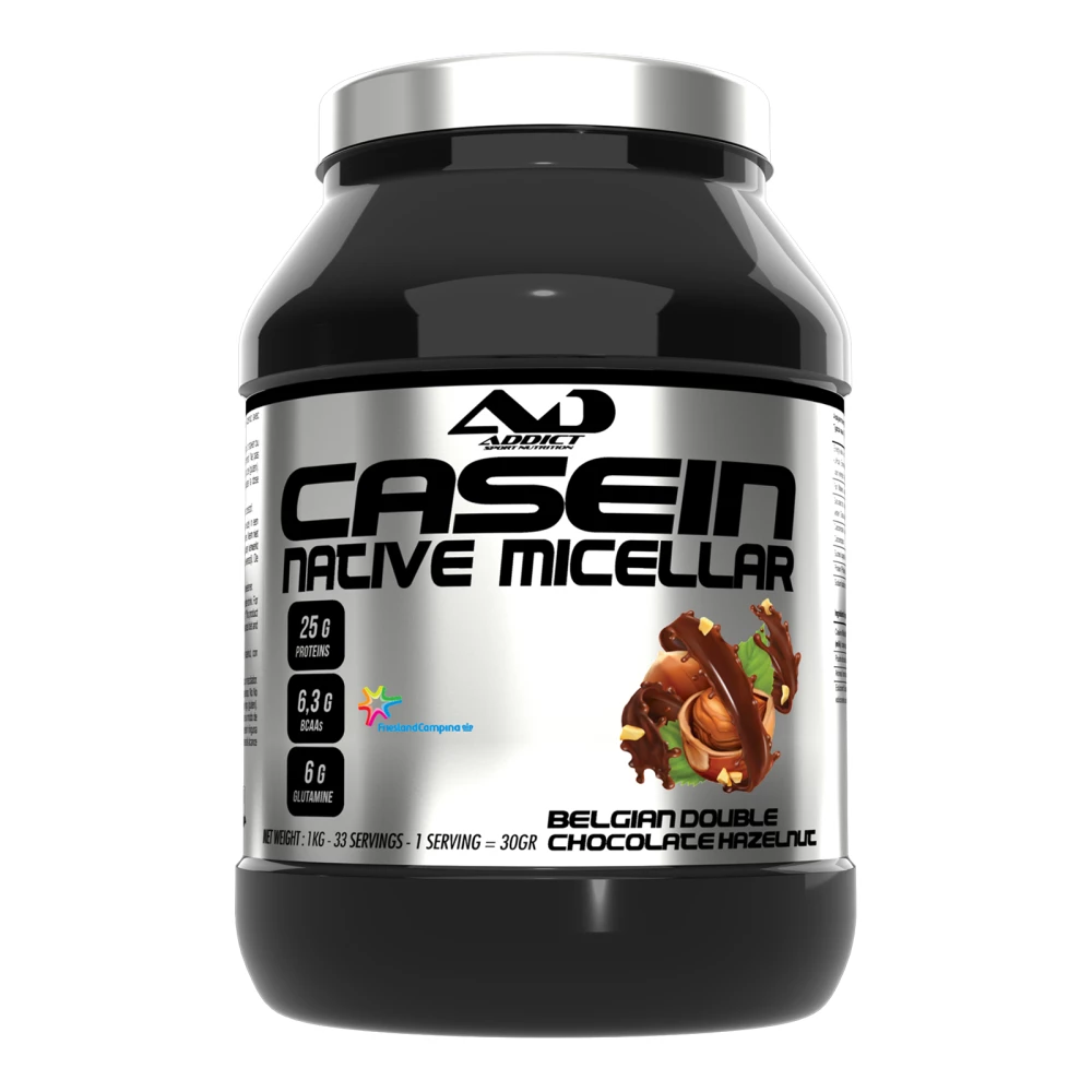 Caséine Micellaire Native - 1000g, Belgian Double Chocolate Hazelnut
