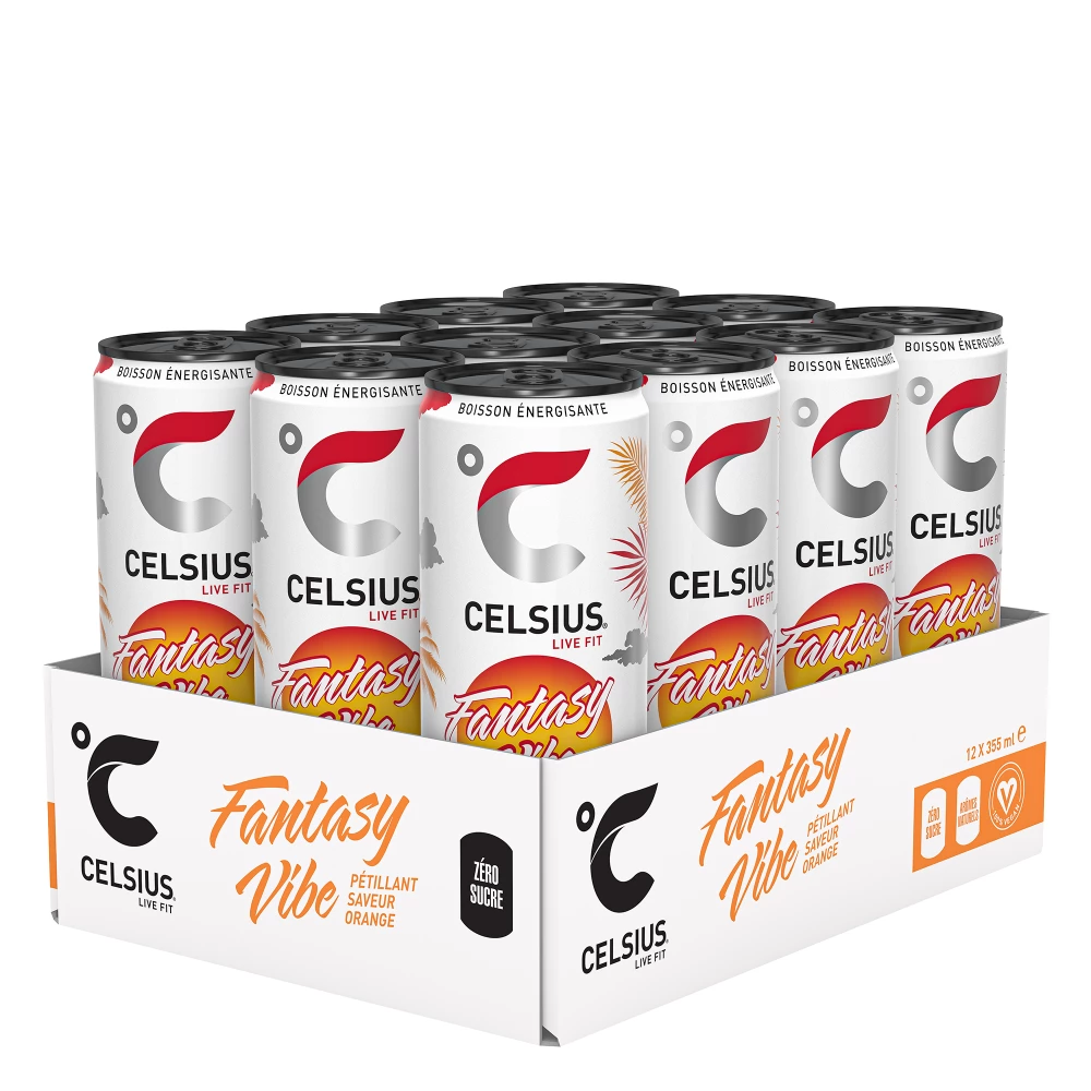 Celsius Energy Drink - Pack de 12, Fantasy Vibe