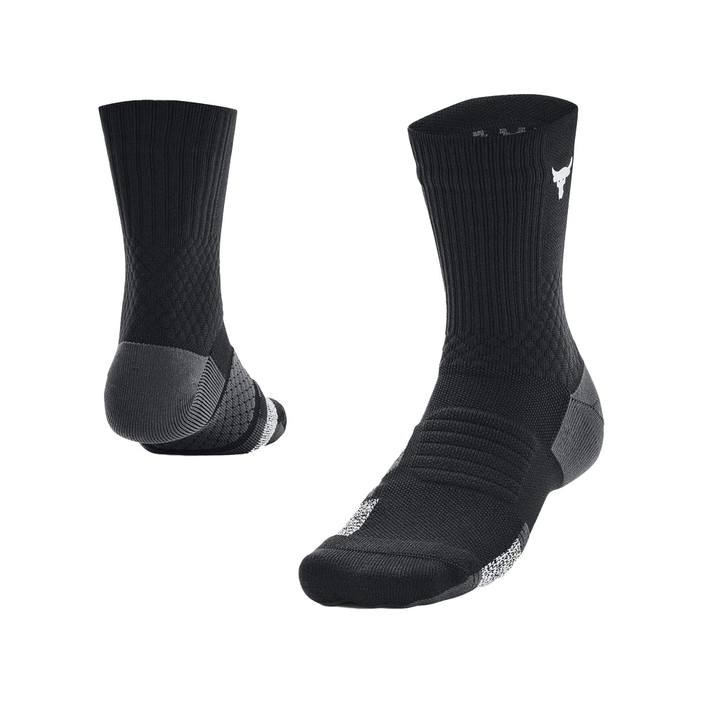 Chaussettes Project Rock ArmourDry Playmaker Mid - XL, Black