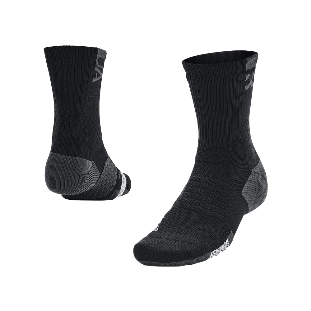 Chaussettes Under Armour ArmourDry™ Playmaker Mid-Crew - XL, Black
