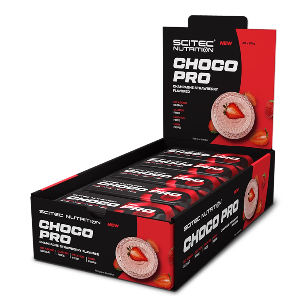 Choco Pro - Boite de 20, Strawberry White Chocolate