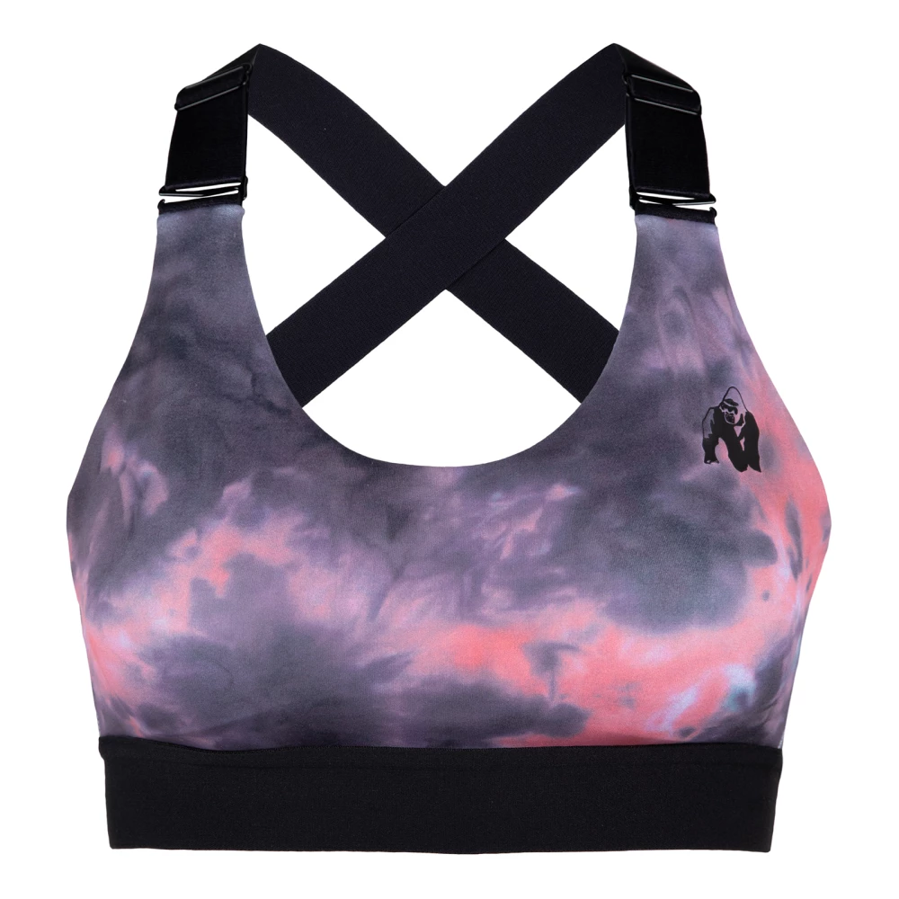 Colby Sports Bra - XL, Gray/Pink