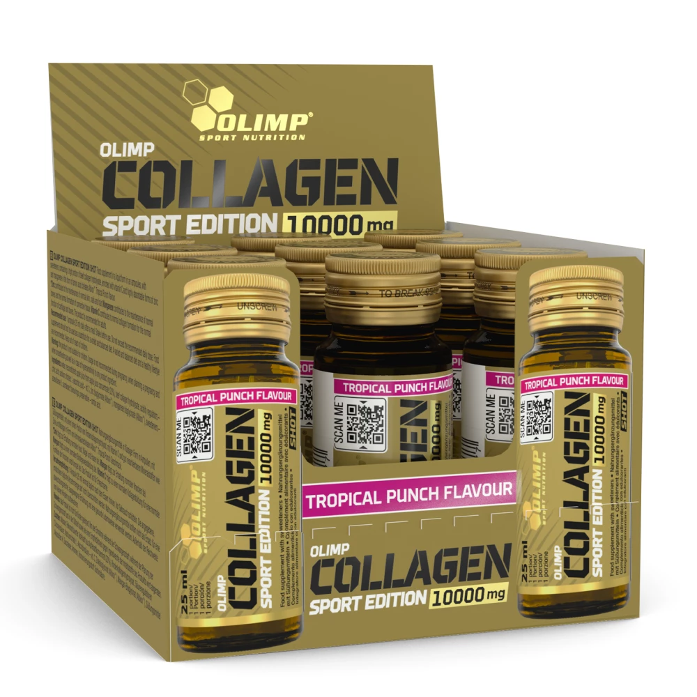 Collagen Sport Edition Shot - Pack de 9, Tropical Punch