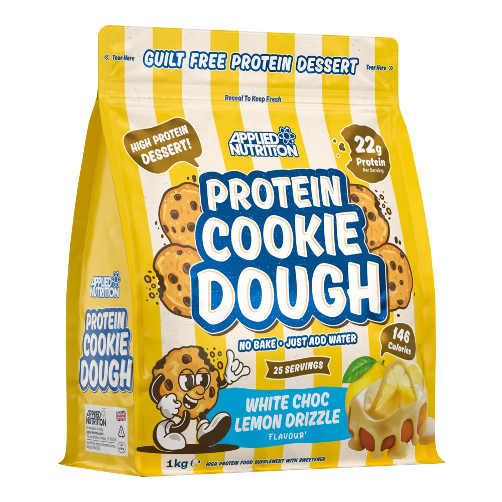 Protein Cookie Dough - 1000g, White Chocolate Lemon Drizzle