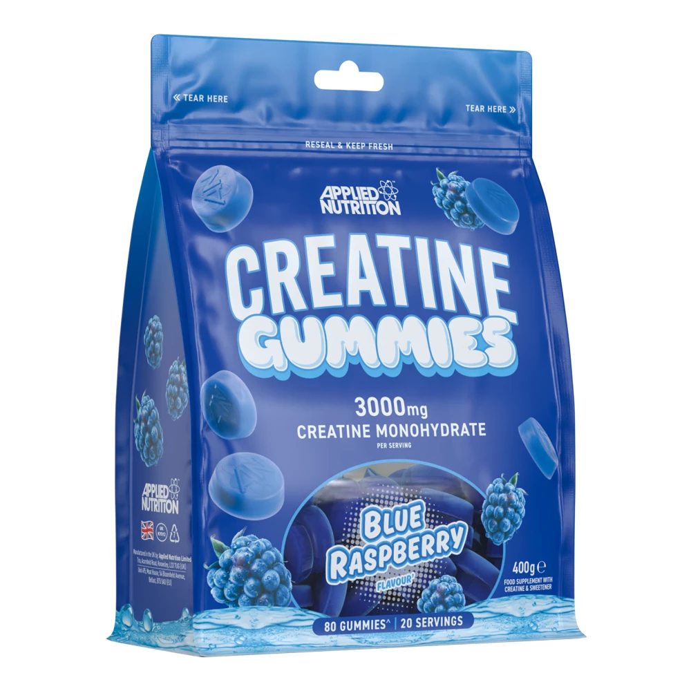 Creatine Gummies - 80 Gummies, Blue Raspberry