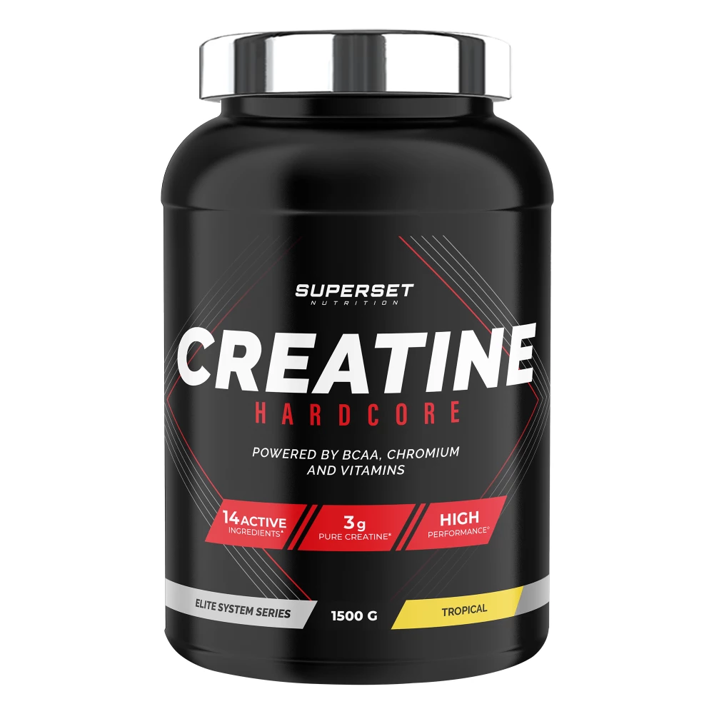 Creatine Hardcore - 1500g, Tropical