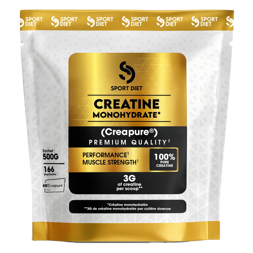 Créatine Monohydrate Creapure® - 500g, Saveur neutre