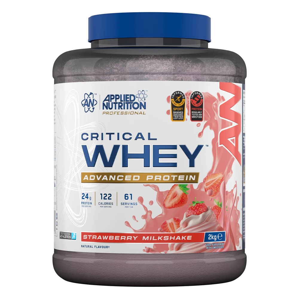 Critical Whey - 2000g, Strawberry Milkshake