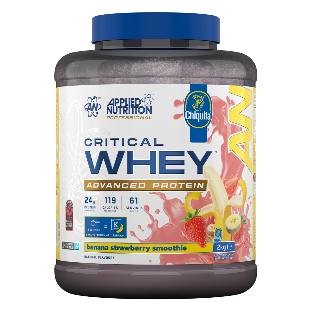 Critical Whey - 2000g, Chiquita Banana Strawberry Smoothie