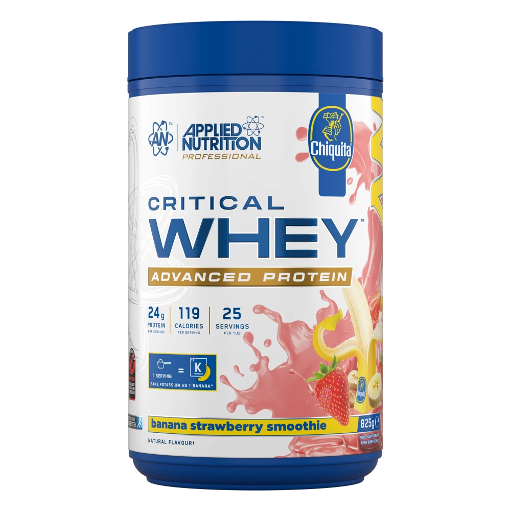 Critical Whey - 825g, Chiquita Banana Strawberry Smoothie