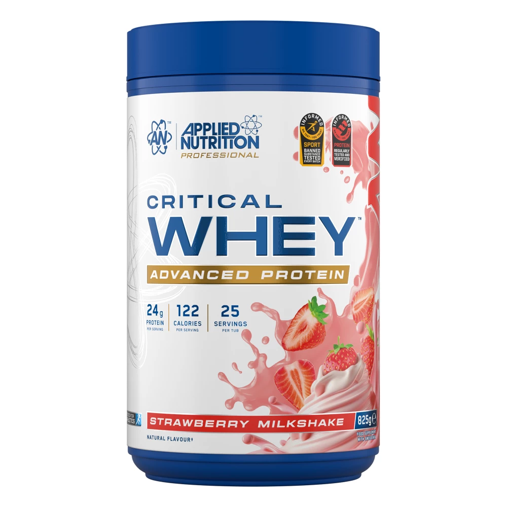 Critical Whey - 825g, Strawberry Milkshake