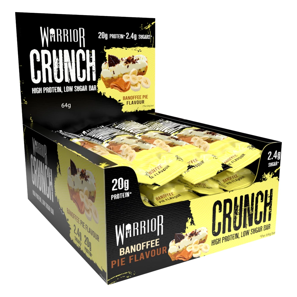 Warrior Crunch Bar - Boite de 12, Banoffee Pie