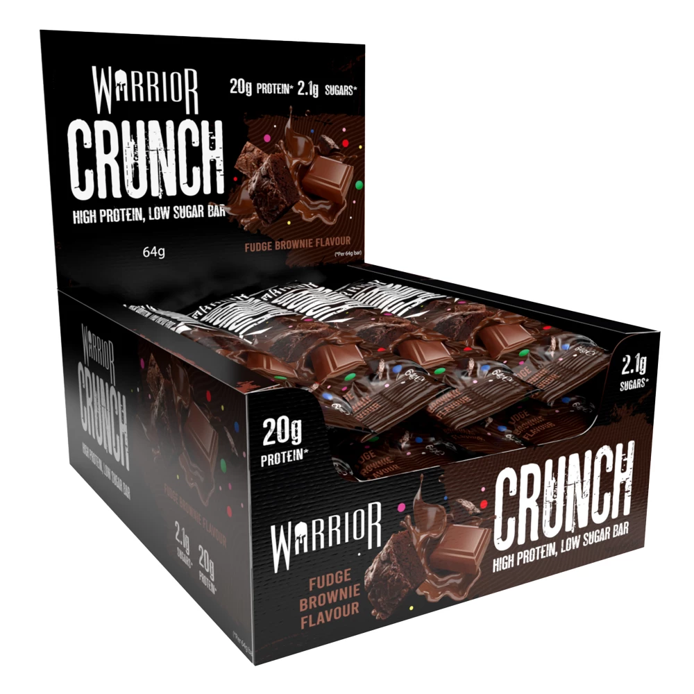 Warrior Crunch Bar - Boite de 12, Fudge Brownie