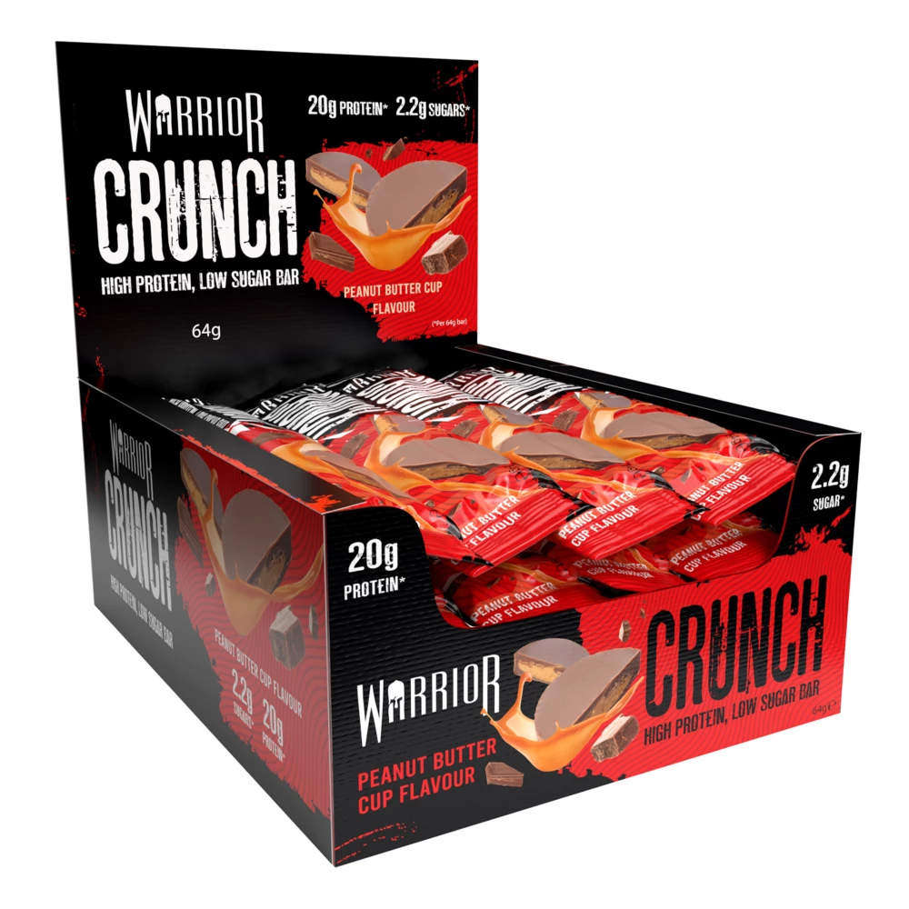 Warrior Crunch Bar - Boite de 12, Peanut Butter Cup