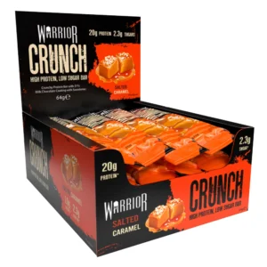 Warrior Crunch Bar - Boite de 12, Salted Caramel