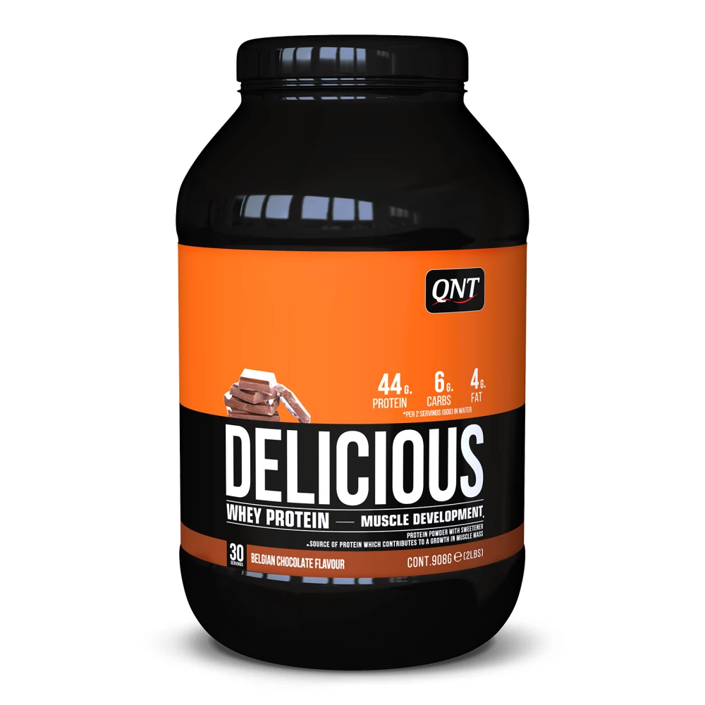 Delicious Whey Protein - 908g, Belgian Chocolate