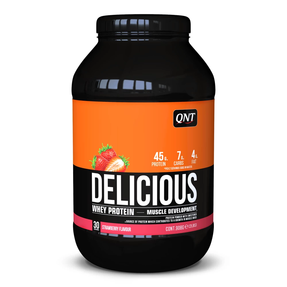 Delicious Whey Protein - 908g, Fraise