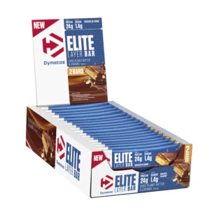 Elite Layer Bar - Boite de 18, Choc Peanut Butter & Caramel