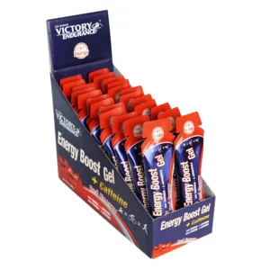 Energy Boost Gel + Caffeine - Boite de 24, Red Energy