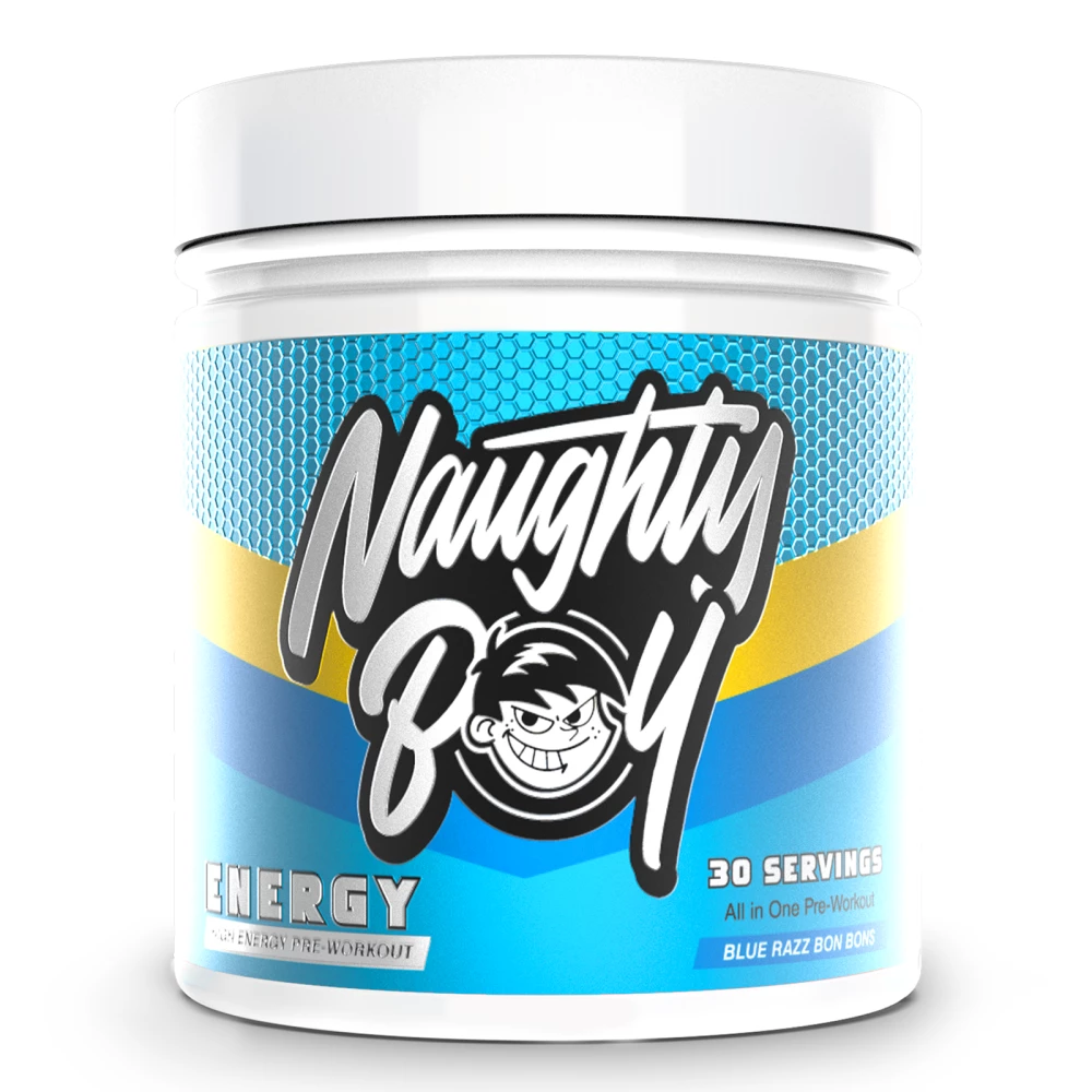 Energy Pre-Workout - 390g, Blue Razz Bonbons