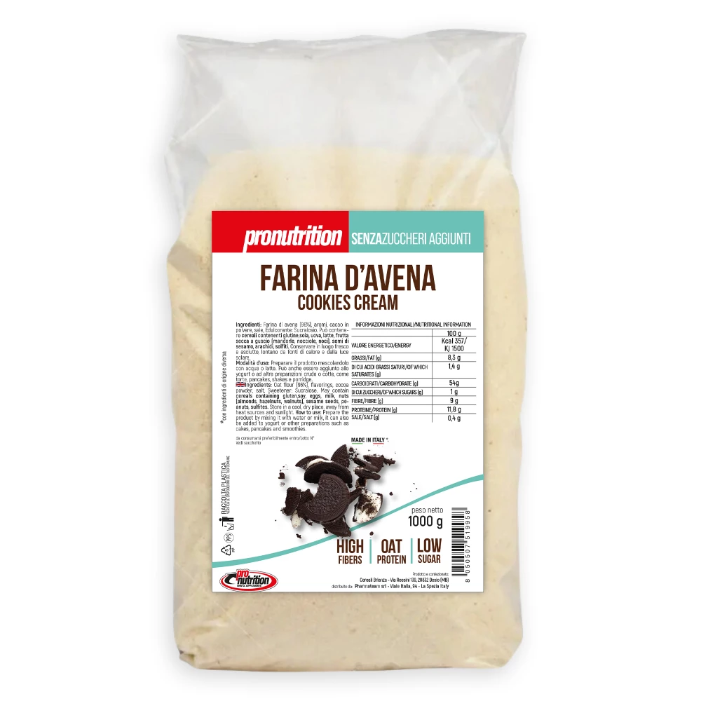 Farina d'Avena - 1000g, Cookies & Cream