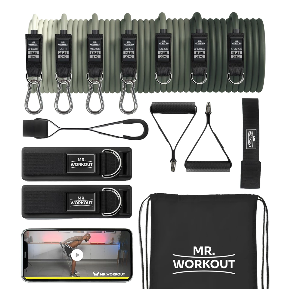 Fitness Pack Mr Workout - Taille unique, Black