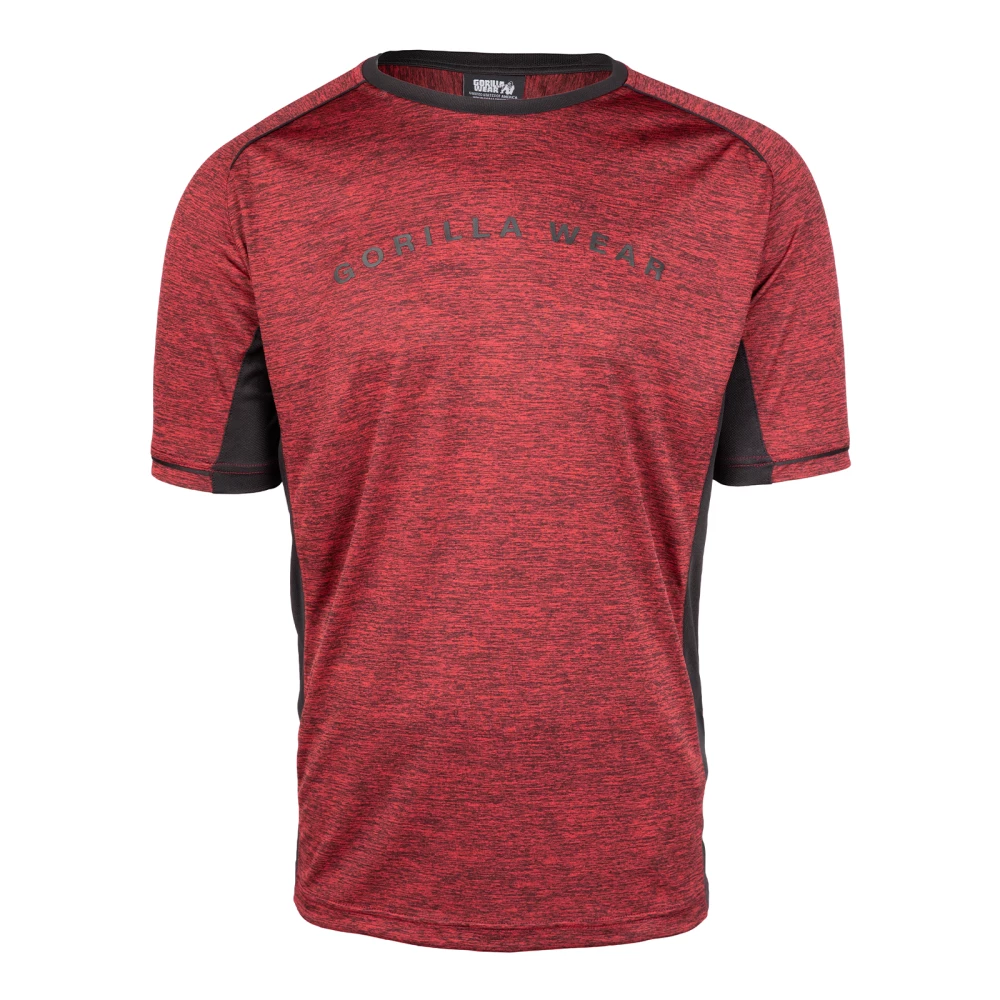 Fremont T-Shirt - S, Burgundy Red / Black