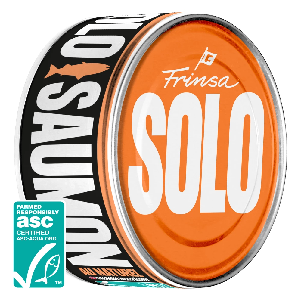 Frinsa SOLO - Boite de 12, Saumon au naturel