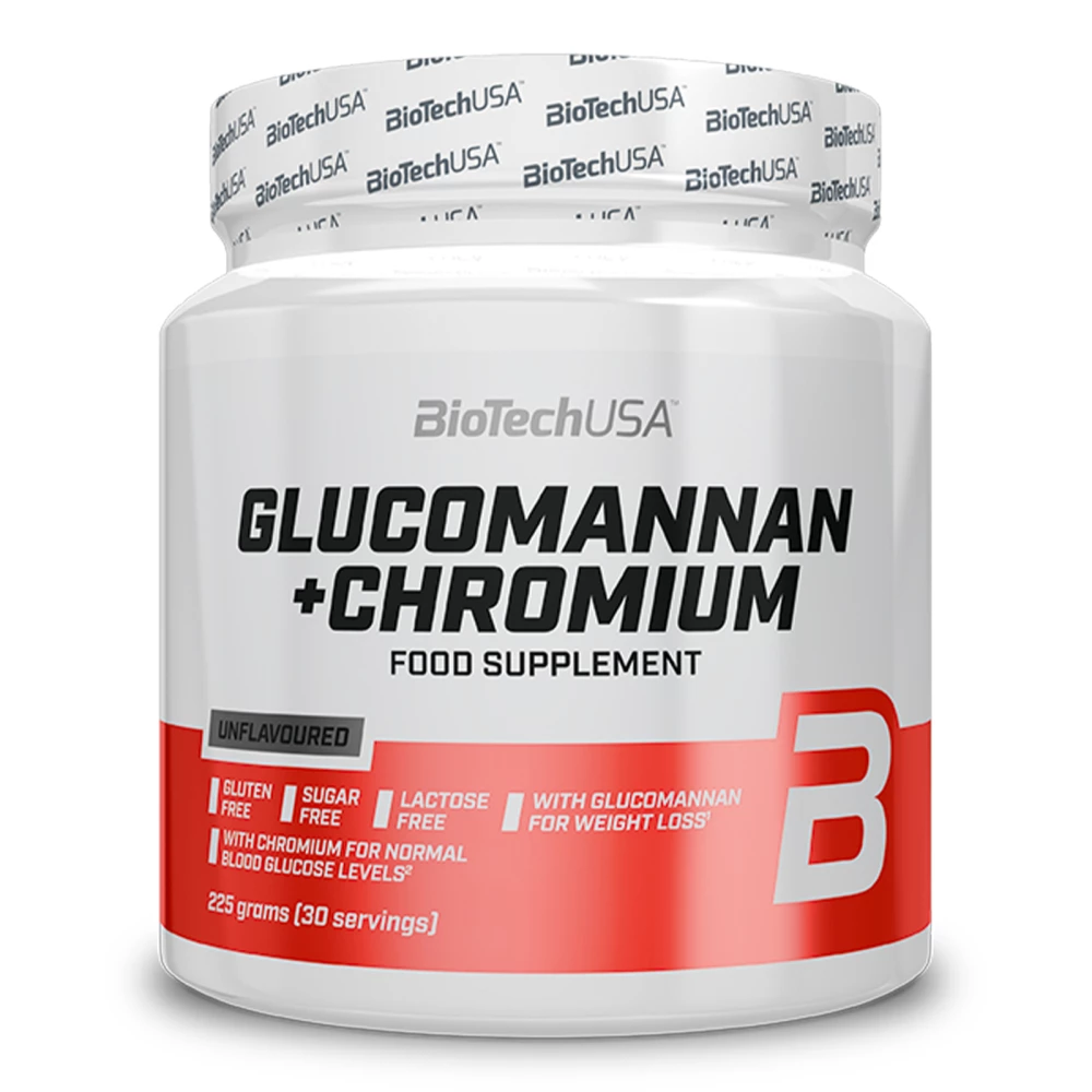 Glucomannan + Chromium - 225g, Saveur neutre