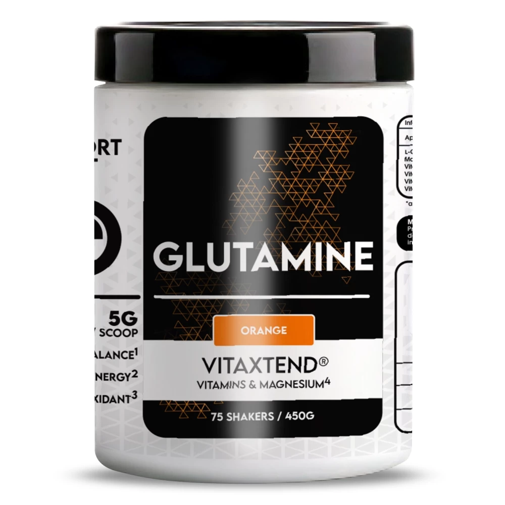 Glutamine - 450g, Orange