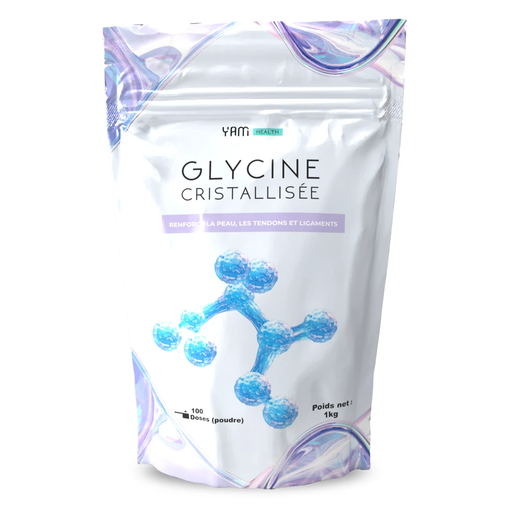 Glycine Cristallisée - 1000g, Saveur neutre