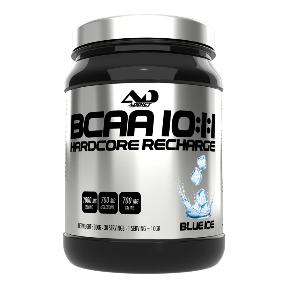 Hardcore Recharge BCAA - 300g, Blue Ice
