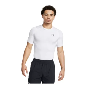 Haut à manches courtes HeatGear® - S, White