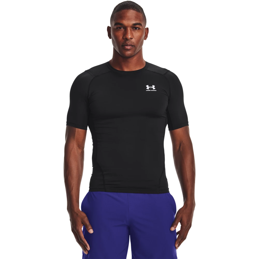 Haut à manches courtes HeatGear® - L, Black