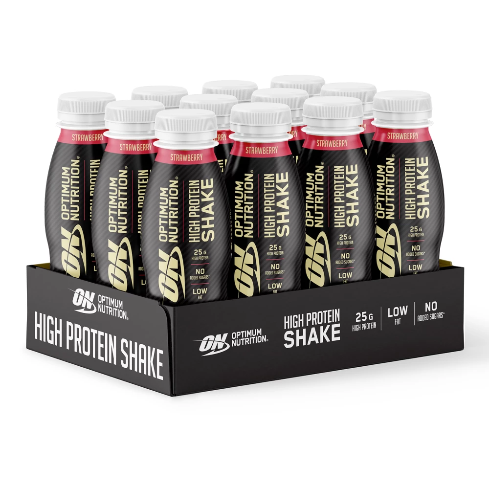 High Protein Shake - Pack de 12, Fraise