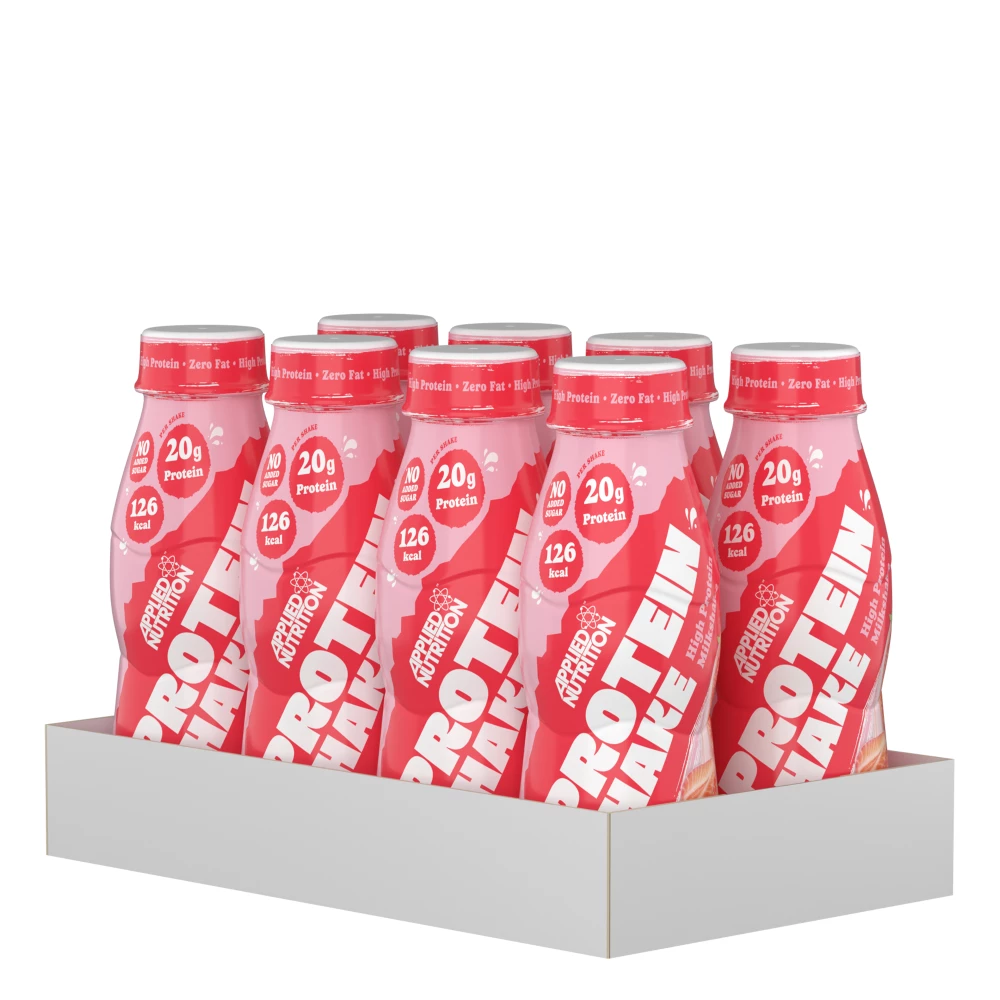 High Protein Shake - Pack de 8, Strawberries & Cream