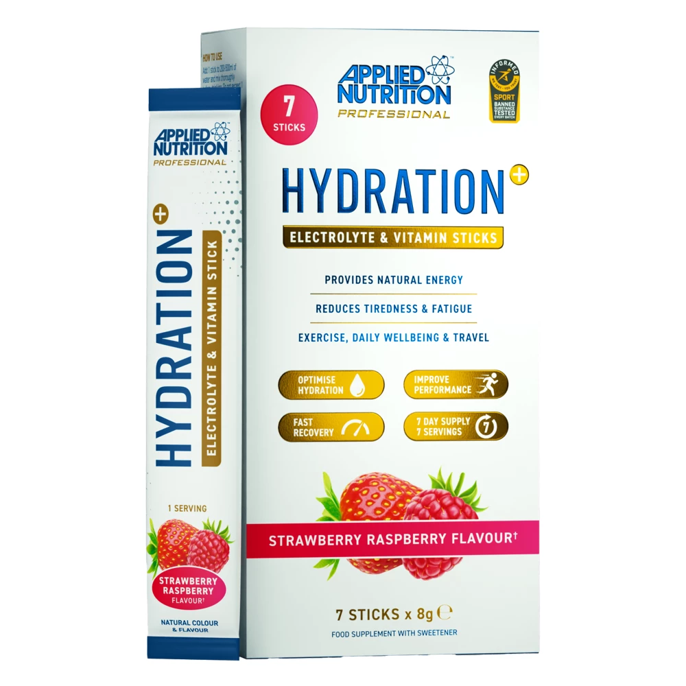 Hydration+ - 7 Sachets, Strawberry-Raspberry