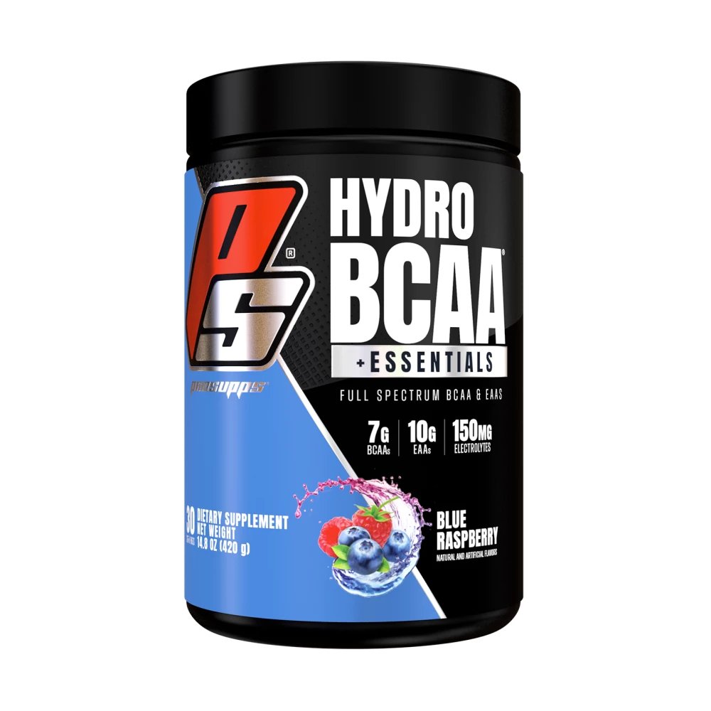 Hydro BCAA + Essentials - 420g, Blue Raspberry