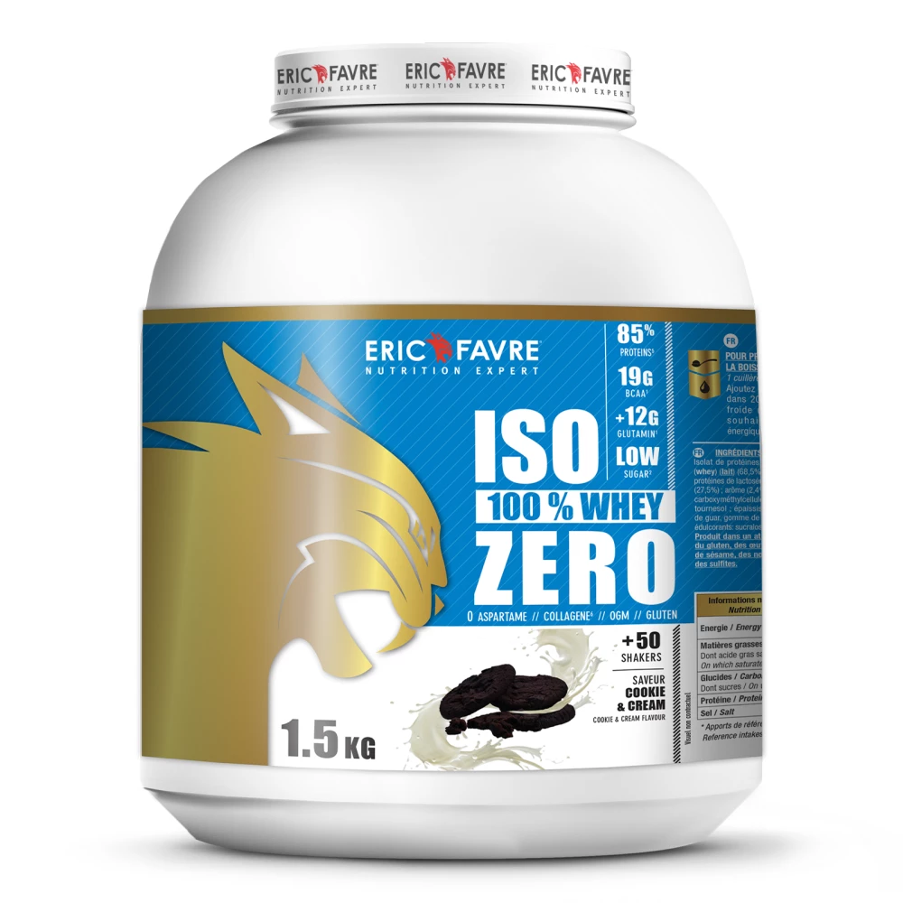 Iso 100% Whey Zero - 1500g, Cookies & Cream