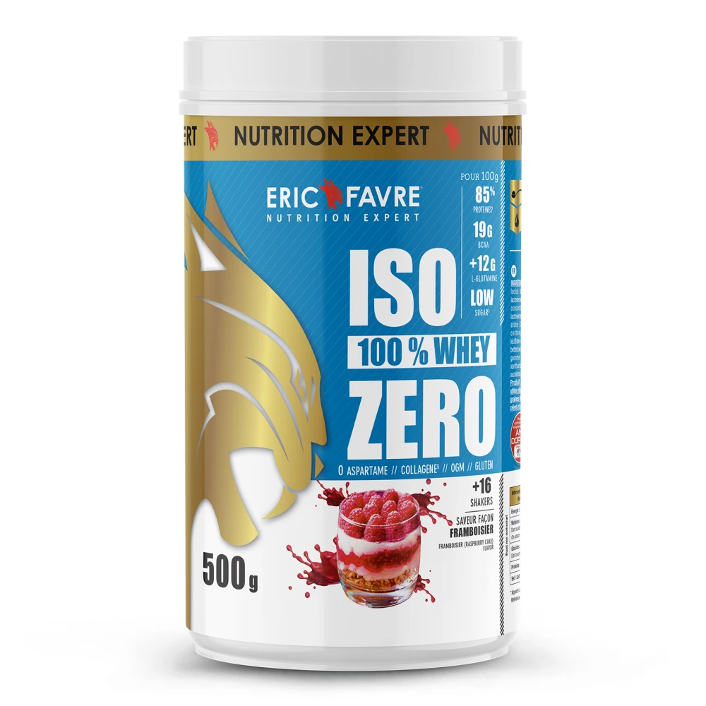 Iso 100% Whey Zero - 500g, Framboisier