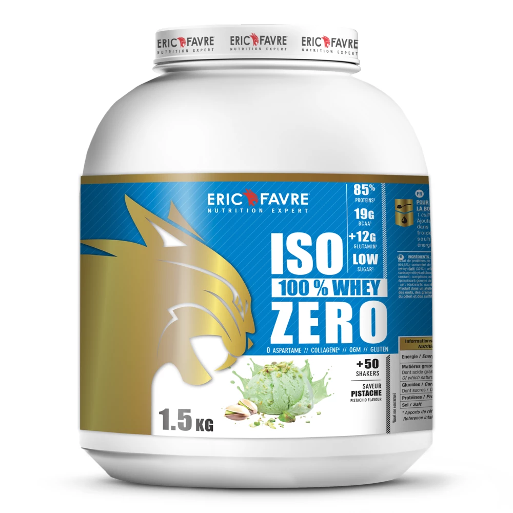 Iso 100% Whey Zero - 1500g, Pistache