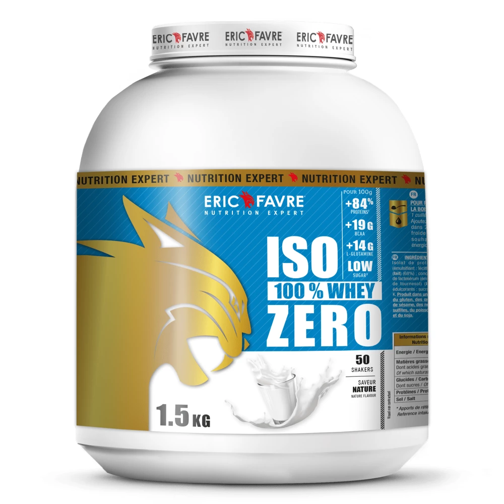 Iso 100% Whey Zero - 1500g, Saveur neutre