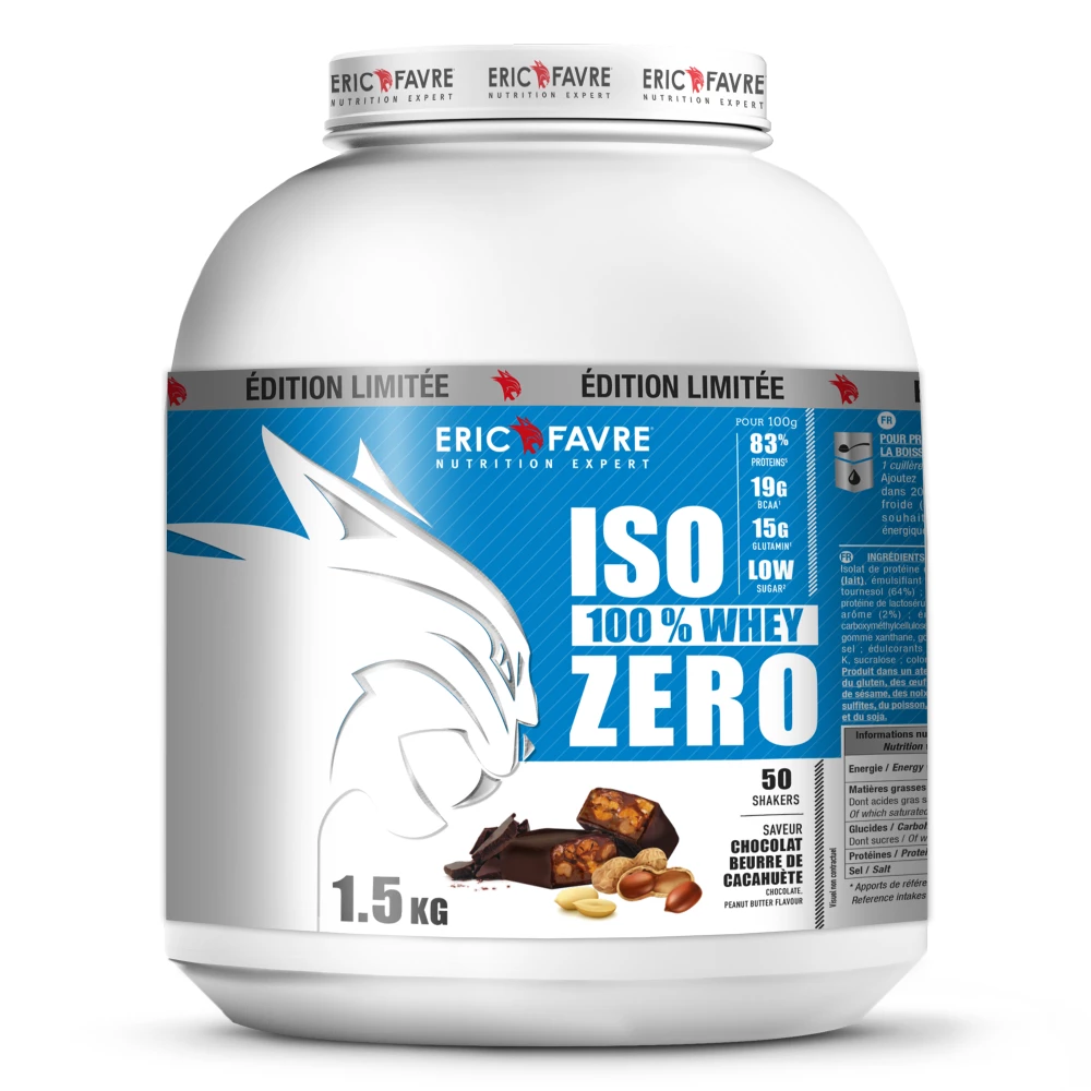 Iso 100% Whey Zero - 1500g, Chocolate Peanut Butter