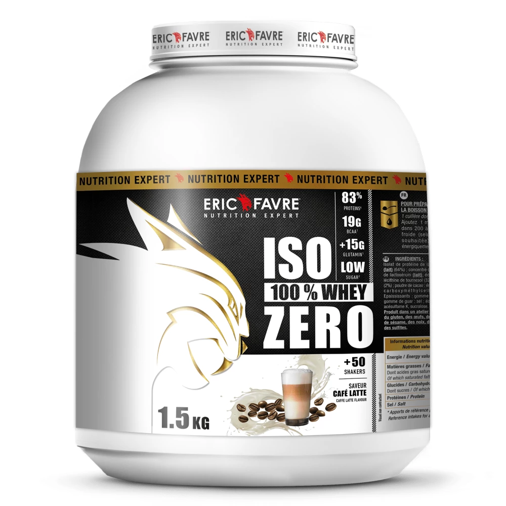 Iso 100% Whey Zero - 1500g, Café Latte