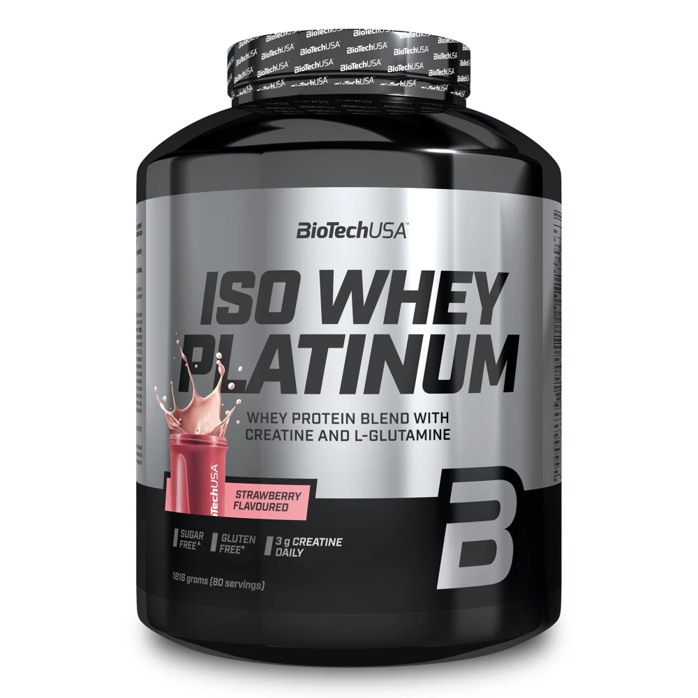 Iso Whey Platinum - 1816g, Strawberry